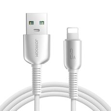 Cavo dati di ricarica rapida JOYROOM S-A51 Cutting-Edge Series 3A, cavo USB-A a 8 pin, lunghezza: 1,2 m (grigio chiaro)