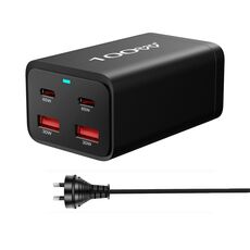 2A2C-100W GaN Pro 100W USB x 2, Caricabatterie rapido USB-C / Type-C x 2, Tipo di spina: spina AU (nero)