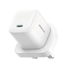 JOYROOM JR-TCG08 GaN PD20W Mini caricabatterie USB-C / Type-C, spina: spina UK (bianco)