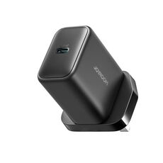 JOYROOM JR-TCG13 Caricabatterie super veloce USB-C/Type-C GaN da 45 W, spina: spina UK (nero)