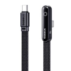 Cavo di ricarica rapida Baseus MVP 3 100W da tipo C a tipo C, lunghezza: 1 m (nero)