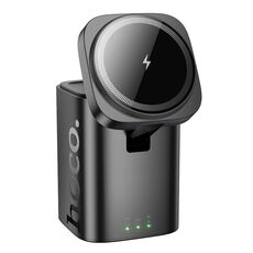 hoco CQ20 Clever 3 in 1 Caricabatterie rapido wireless pieghevole da tavolo (nero)