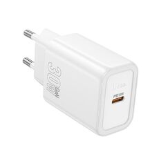 Caricabatterie a porta singola tipo C hoco N62 PD30W, specifiche: spina UE (bianco)