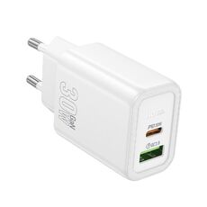 Caricabatterie a doppia porta hoco N63 PD30W+QC3.0, specifiche: spina UE (bianco)