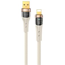 awei CL-229L Cavo di ricarica dati veloce USB A a 8 pin intrecciato, lunghezza: 1,2 m (bianco)