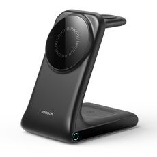 JOYROOM JR-W15 Supporto per telefono con ricarica wireless magnetica 3 in 1 (nero)