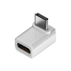 Adattatore USB4 2.0 Type-C da 240 W e 80 Gbps con funzionalità complete, modello: 3D Bend (bianco)