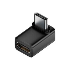 Adattatore USB4 2.0 Type-C da 240 W e 80 Gbps con funzionalità complete, modello: 3D Bend (nero)