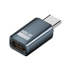Adattatore USB4 2.0 Type-C da 240 W e 80 Gbps con funzionalità complete, modello: testa dritta (grigio)