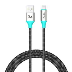 Cavo dati intrecciato in lega di alluminio TOTU CB-21-L da 15 W USB a 8 pin, lunghezza: 1,2 m (colore stella)