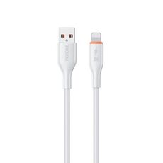 Cavo dati in silicone WK WDC-91i da 12 W USB a 8 pin, lunghezza: 1,2 m (bianco)