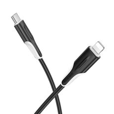 Borofone BX119 Nuovo cavo dati USB-C/Tipo-C a ricarica rapida PD27W a 8 pin, lunghezza: 1 m (nero)