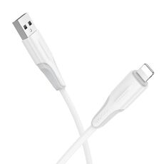 Borofone BX119 Nuovo cavo dati di ricarica USB a 8 pin, lunghezza: 1 m (bianco)