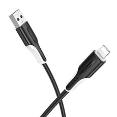 Borofone BX119 Nuovo cavo dati di ricarica USB a 8 pin, lunghezza: 1 m (nero)