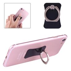 Supporto universale per telefono con anello di rotazione a 360 gradi, Supporto universale per telefono con anello di rotazione di 360 gradi (nero)