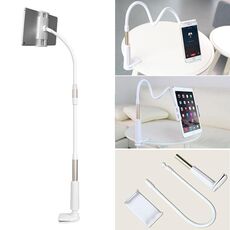 UBN-20 Staffa da tavolo universale per tablet / telefono cellulare / tablet girevole a tre stadi rotante a 360 gradi (oro)