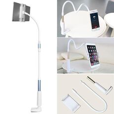 UBN-20 Staffa universale da tavolo per tablet / telefono cellulare / tablet girevole a tre stadi rotante a 360 gradi (blu)