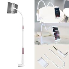 UBN-20 Staffa universale da tavolo per tablet / telefono cellulare / tablet girevole a tre stadi rotante a 360 gradi (oro rosa)