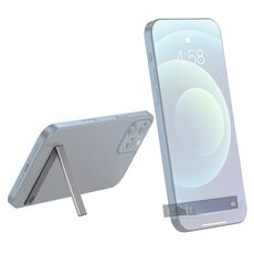 R-JUST SJ07 Supporto per telefono cellulare portatile pieghevole magnetico a forma lineare in lega di alluminio