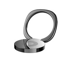 2 pezzi Supporto universale girevole a 360 gradi Privity Supporto ad anello in metallo per iPhone, Samsung, HTC, LG, Huawei, Xiaomi, vivo, OPPO, Meizu Cellulari o Tablet, Costruito in lamiera di ferro, Magneti di supporto (Nero)