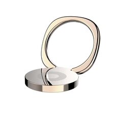 2 pezzi Supporto universale girevole a 360 gradi Privity Supporto ad anello in metallo per iPhone, Samsung, HTC, LG, Huawei, Xiaomi, vivo, OPPO, Meizu Cellulari o Tablet, Costruito in lamiera di ferro, Magneti di supporto (Oro)