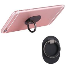 Piastra metallica adesiva universale per telefono Supporto per anello con impugnatura a rotazione di 360 gradi, Per iPhone, iPad, Samsung, altri smartphone e tablet (nero)