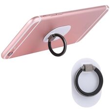 Piastra metallica adesiva universale per telefono Supporto per anello con impugnatura a rotazione di 360 gradi, Per iPhone, iPad, Samsung, altri smartphone e tablet (bianco)