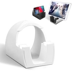 Versione in plastica Telefoni cellulari universali Staffa desktop per tablet PC Staffa live (bianca)