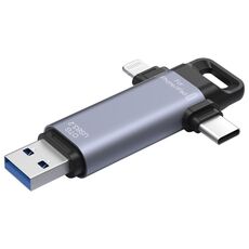 NK-951 3 in 1 USB3.2 a Type-C e unità flash USB a stato solido a 8 pin con funzione OTG