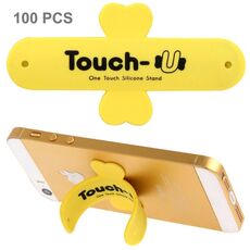 Supporto universale per supporto in silicone Touch-u One Touch da 100 pezzi, Supporto universale per supporto in silicone Touch-u One Touch da 100 pezzi (giallo)
