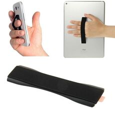 Supporto per telefono con impugnatura a dito per iPad Air e Air 2, iPad mini, Galaxy Tab e altri tablet PC (nero)