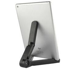 Supporto portatile Piega, supporto pieghevole, Per iPad, Galaxy, Huawei, Xiaomi, LG e altre compresse da 7 pollici a 10 pollici (nero)
