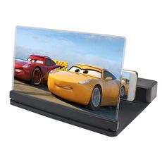 Screen 3D Schermo del telefono Lente di ingrandimento HD Smartphone Movie Video Legnificatore Portatile Pieghevole Pieghevole Schermo ingrandito Screen Expander Stand Desk Supporto (nero)