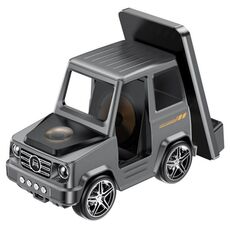 G63 Bluetooth Speaker Clock Atmosphere Light 6-in-1 Car Shape 15W Caricabatterie da tavolo wireless (grigio)