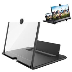 Amplificatore per staffa di allungamento dello schermo del telefono cellulare 3D da 14 pollici (nero)