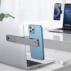 OATSBASF Phone Mobile Phone Sync Skin Screen in lega di alluminio Staffa del computer Staffa di espansione (grigio)