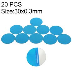 20 pezzi lamiera di piastra metallica foglio di ferro per supporto per telefono auto magnetico (30x0.3mm)