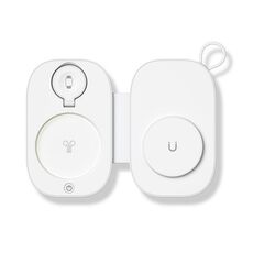 Caricabatterie wireless magnetico pieghevole 3 in 1 T5 per Apple Watch / iPhone / AirPods (bianco)