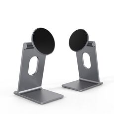 Supporto magnetico desktop quadrato SJ18 R-JUST (Grigio)