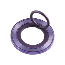 Supporto per cellulare in metallo con anello rotante (viola)