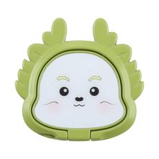Supporto ad anello girevole in metallo per telefono Cartoon Dragon (verde)