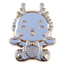 Supporto pieghevole da tavolo per telefono Cartoon Dragon (blu)