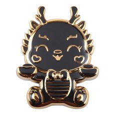 Supporto pieghevole da tavolo per telefono Cartoon Dragon (nero)