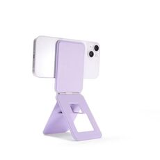 Supporto pieghevole magnetico da tavolo per telefono (quadrato viola)