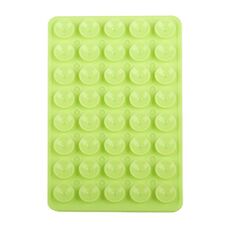 Adesivi posteriori a ventosa bifacciali in silicone per telefono cellulare 40 pezzi (verde)