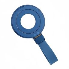 Supporto per telefono con anello magnetico in silicone Magsafe in metallo (blu)