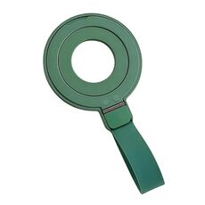 Supporto per telefono con anello magnetico in silicone Magsafe in metallo (verde)