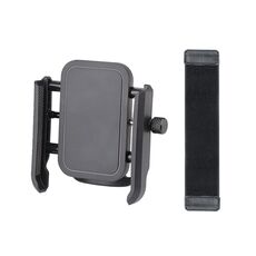 Supporto per telefono a mani libere con elastico da polso, lunghezza del cinturino: 24 cm (nero)