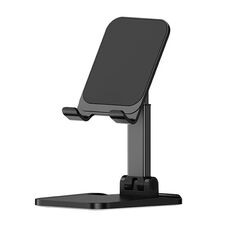 Porta cellulare pieghevole del desktop rock (nero)