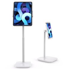 Desktop sollevabile Anti-skid telefono cellulare e tablet Holder (bianco)